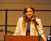 Girls State - Miranda Bousman. Photo by Pinedale Online!.