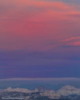 Bonneville Alpenglow. Photo by Dave Bell.