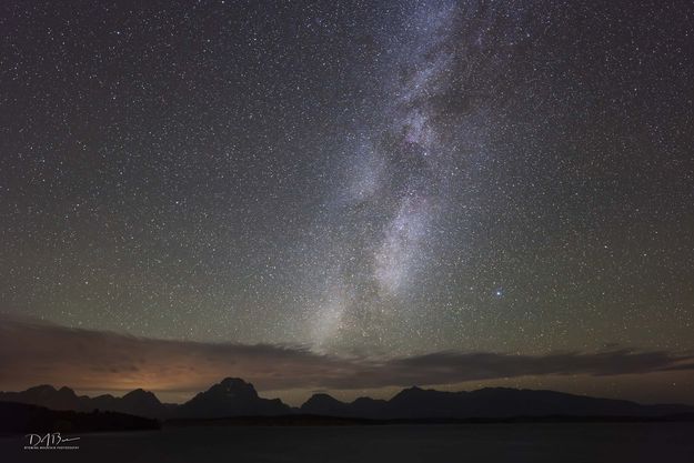 Milky /Way Over Moran. Photo by Dave Bell.