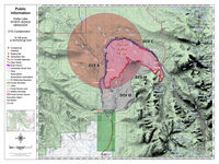 Dollar Lake Fire map Sept. 4, 2025