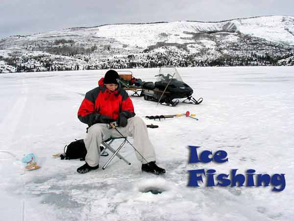Ice Fishing on Half Moon Lake