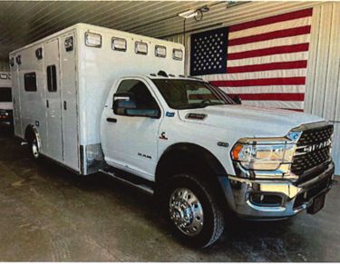 New ambulance. Courtesy photo.