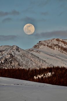 February Full Moon. Photo by Rob Tolley.