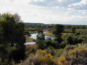 Cooler fall temperatures and pretty fall colors.