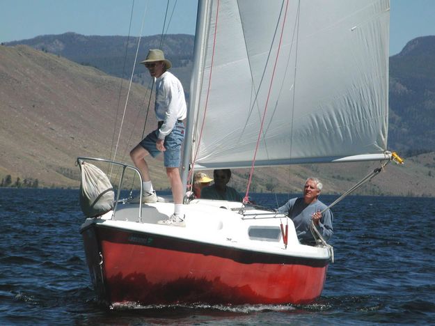 Returning from Race. Photo by Pinedale Online.