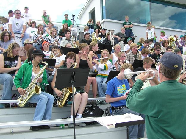 Homecoming Band. Photo by Pinedale Online.