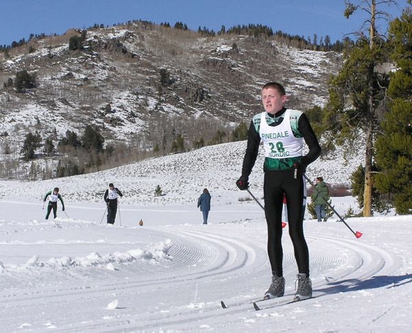 Almost to finish line. Photo by Pinedale Online.