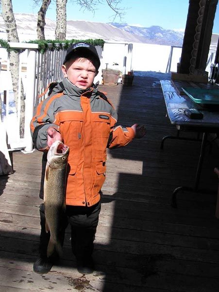 4 Year Old Fisherman. Photo by Bill Boender.