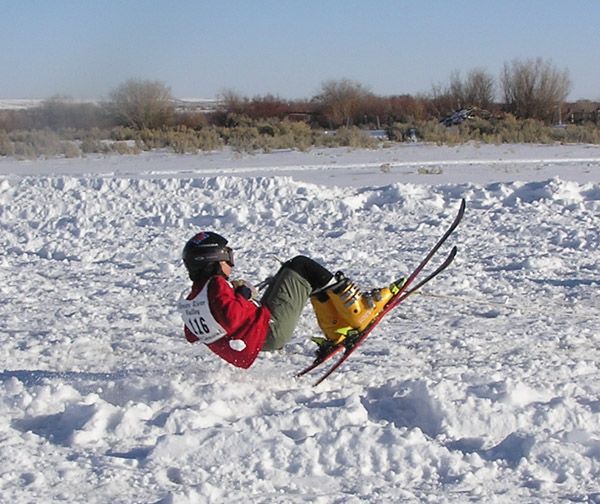 Took a Bounce. Photo by Dawn Ballou, Pinedale Online.