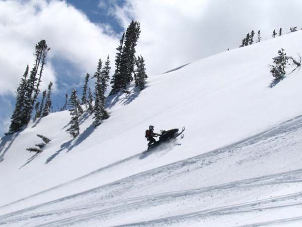 Horse Creek Sledding. Photo by Debbee Woyciesjes.