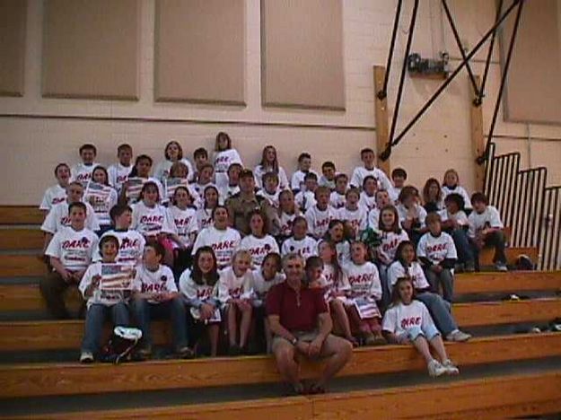 6th Grade DARE Class. Photo by .