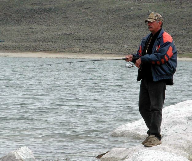 Shore Fishing. Photo by Pinedale Online.