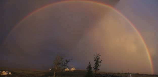 Half Arch Rainbow. Photo by Dave Bell.