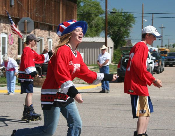 Viper Hockey Skaters. Photo by Pinedale Online.