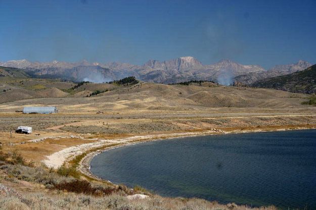 Early in the day. Photo by Clint Gilchrist, Pinedale Online.