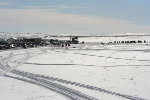 Sagebrush Downs track. Photo by Pinedale Online.