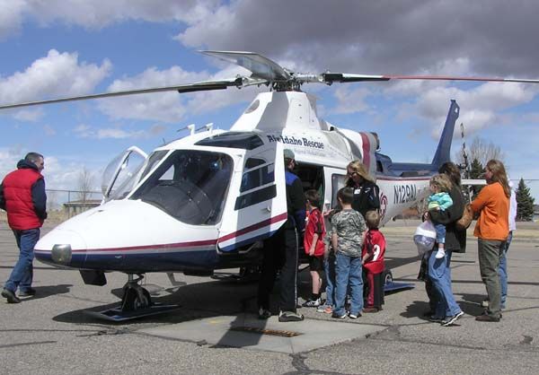 Air Idaho Rescue. Photo by Dawn Ballou, Pinedale Online.