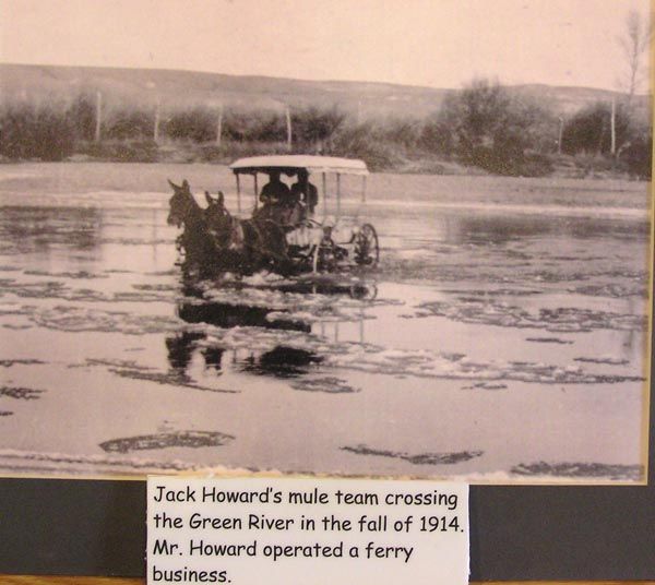 Green River Crossing 1913. Photo by Dawn Ballou, Pinedale Online.