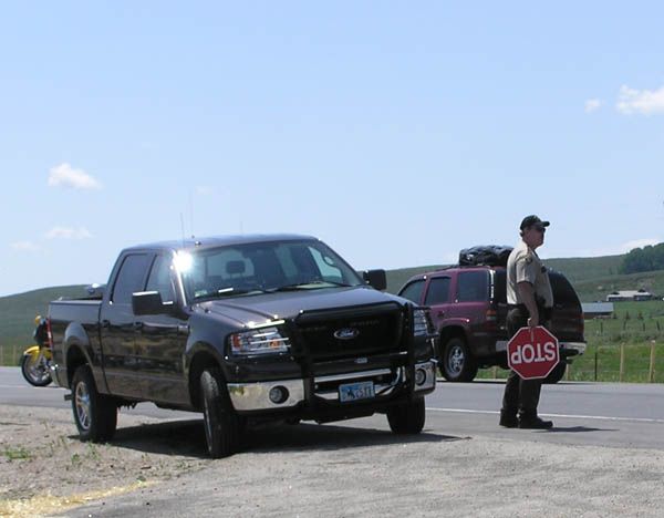 Traffic Control. Photo by Pinedale Online.