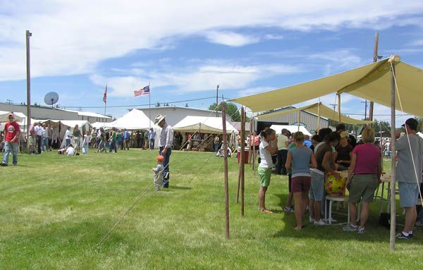 Trader's Row. Photo by Dawn Ballou, Pinedale Online.