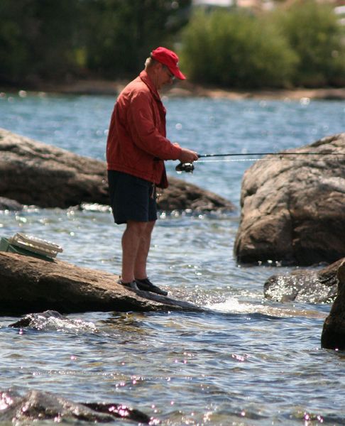 Fisherman. Photo by Clint Gilchrist, Pinedale Online.