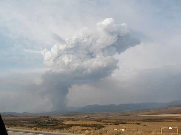 Smoke on Sept 5. Photo by U.S. Forest Service.