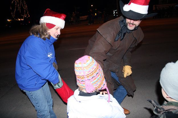 Candy for kids. Photo by Pam McCulloch, Pinedale Online.