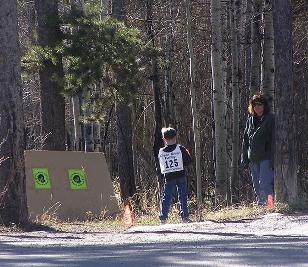 Nerf gun targets. Photo by Dawn Ballou, Pinedale Online.