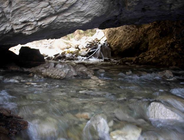 Clear Creek Natural Bridge. Photo by Dave Bell.