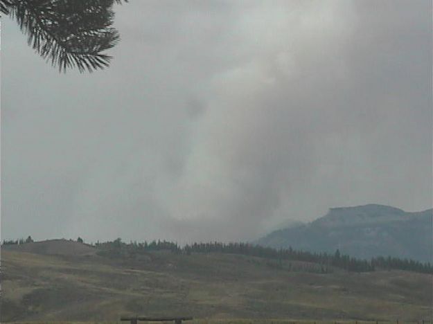 Granite Fire. Photo by Bondurant Webcam.