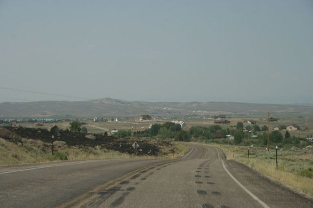 Close to homes. Photo by Dawn Ballou, Pinedale Online.