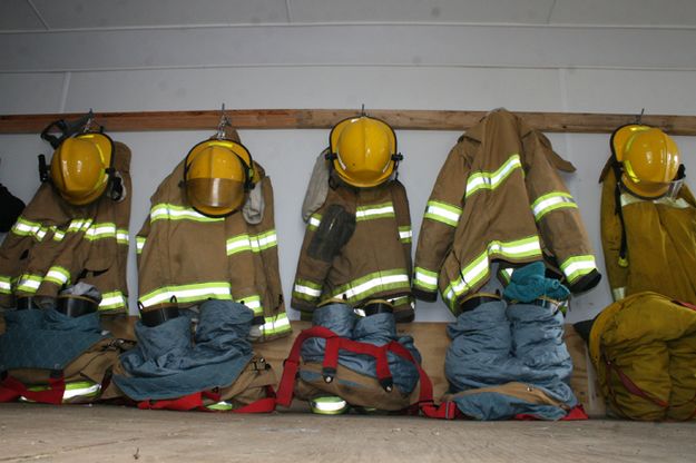 Firemen Gear. Photo by Pam McCulloch.