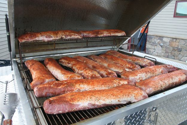 Pork on the Grill. Photo by Pam McCulloch.