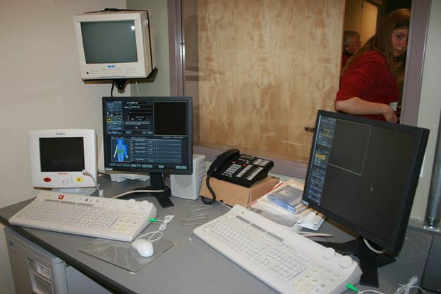 CT Scan computer. Photo by Dawn Ballou, Pinedale Online.