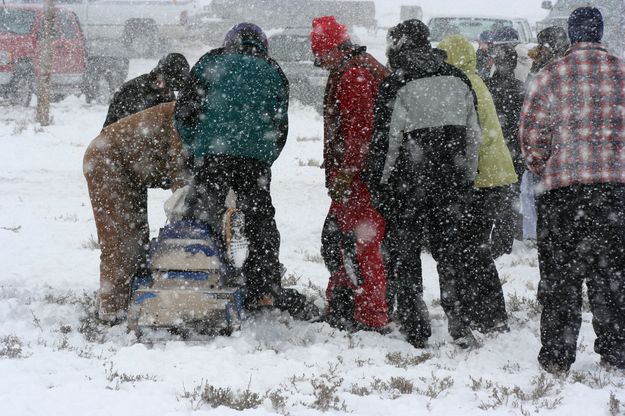 Snow Storm. Photo by Clint Gilchrist, Pinedale Online.