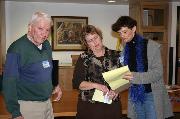 Paul, Cat and Laurie. Photo by Dawn Ballou, Pinedale Online.