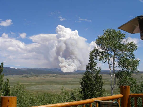 Fire around 3:20 PM. Photo by Colleen Weber.