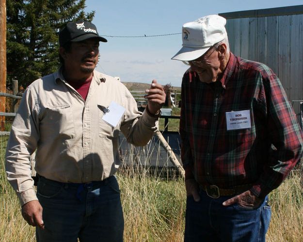 Tim and Bob Thompson. Photo by Dawn Ballou, Pinedale Online.