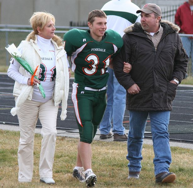 Senior Jansen Swan. Photo by Clint Gilchrist, Pinedale Online.