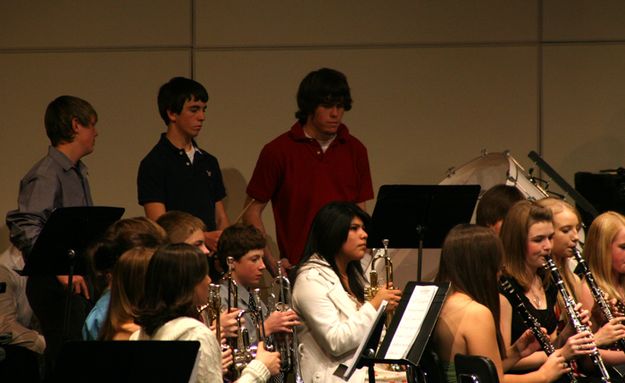 High School Band. Photo by Pam McCulloch, Pinedale Online.