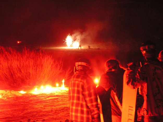 Fireworks. Photo by Bob Rule, KPIN 101.1 FM Radio.