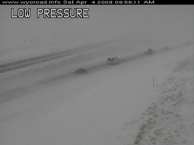 I-80 near Cheyenne. Photo by Wyoming Department of Transportation.