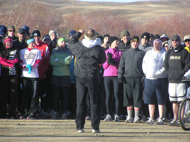 Trot Start. Photo by Bob Rule, KPIN 101.1 FM.