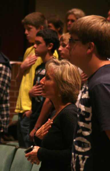 Audience. Photo by Pam McCulloch, Pinedale Online.