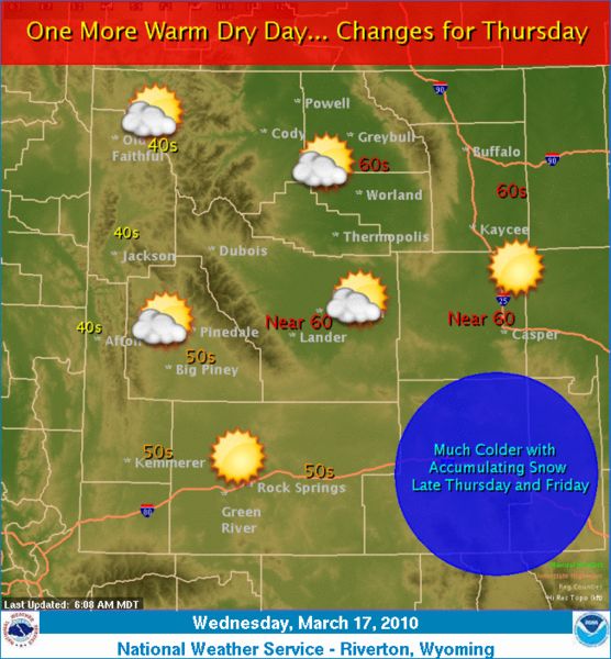 Winter returns. Photo by National Weather Service.