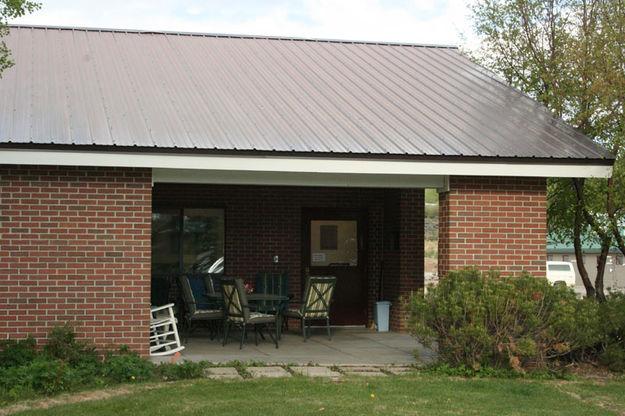 Outside Patio. Photo by Dawn Ballou, Pinedale Online.