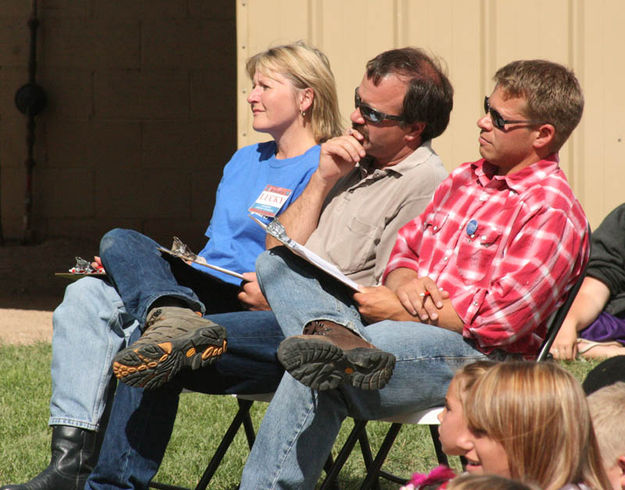 Judges. Photo by Dawn Ballou, Pinedale Online.