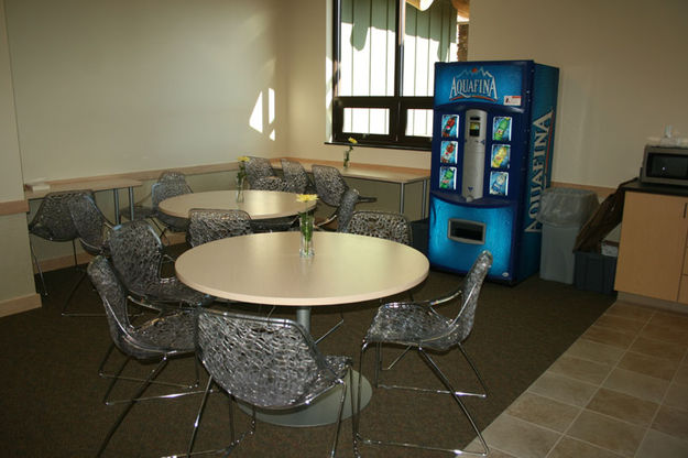 Teacher Breakroom. Photo by Dawn Ballou, Pinedale Online.