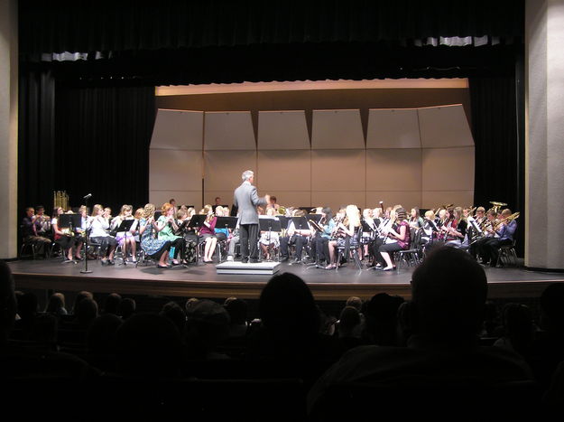 2010 MS Honor Band. Photo by Bob Rule, KPIN 101.1 FM Radio.