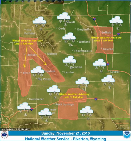 Wintery Weather. Photo by National Weather Service.